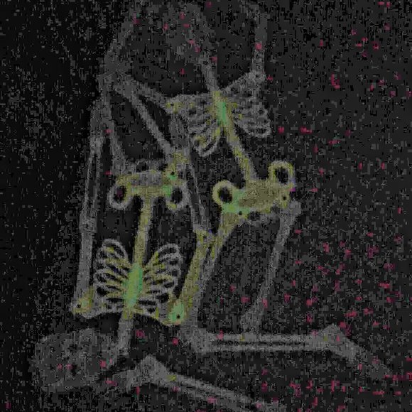 VTG Fun World Glow in the Dark Skeleton Prop Halloween Decor #9847 Lot of 2 - Picture 2 of 15